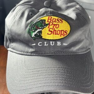 ADULT Adjustable Bass Pro Shops Gray Club Hat(123)